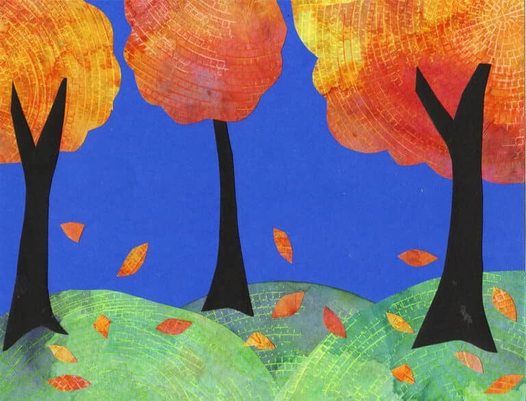 Coffee Filter Fall Tree Art: Easy Fall Art Project for Kids